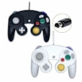 Miniatyrbilde 3 av 5: Kablet gamepad for Ngc Gc-spill for Gamecube-kontroller for Wii & wiiu Gamecube for joystick joypad spilltilbehør spillkontrollere Silver 1PCS