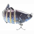 Miniatyrbillede 5 af 5: Fiske lokkemad 3.9in/0.53oz bionisk multi leddet hård agn s svømmende handling fiske lokkemad 7 segment synkende