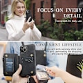 Miniatyrbillede 5 af 5: For Iphone 15 Caseme C20 Multifunktionel Rfid Læder Mobiltelefon Etui Black iPhone 15