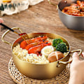 Pikkukuva 4 / 5: Ramen-nuudelipata, nopea lämmitys, kaksi kahvaa, korealainen ramen-nuudelikeittoastia, keittiövälineet Silver 22cm