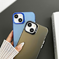 Miniatyrbilde 3 av 5: Gjennomsiktig matt telefondeksel for Iphone 14 Plus Tpu+pc Anti-drop bakdeksel Blue