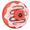 Miniatyrbillede 3 af 4: 12,5*7*12,5 cm blå bobleblæsende legetøj donut boblemaskine elektrisk lys og musik automatisk bobleblæsende kamera børns legetøj AZ19243