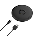 Miniatyrbillede 5 af 5: ABS Desktop Opladningsstativ Cradle Charger Dock Station Pad til Bose Soundlink Revolve/Revolve+ Bluetooth Højttaler Tilbehør Black
