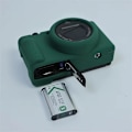 Pikkukuva 5 / 5: Sony Zv-1 Ii / Zv-1m2:lle tarkoitettu pehmeä silikonikotelo, joka suojaa kameraa putoamiselta Blackish Green