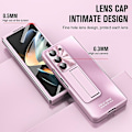 Miniatyrbilde 3 av 5: Integrert Ag Matte sammenleggbar mobiltelefondeksel med pennspor for Samsung Galaxy Z Fold5 5g Pink