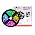 Miniatyrbilde 1 av 5: Bluetooth LED-lysstripe, 5m RGB 5050 IP65 LED-lysstripe med 28 dynamiske moduser, flerfarget lysstripe styrt av app og fjernkontroll, synkronisering