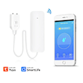 Miniatyrbillede 1 af 5: 1-3x Smart Wifi Vandlækagesensor Oversvømmelses Tuya Lækageniveau Overflow Detektor Alarm 3PCS