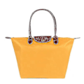Miniatyrbild 1 av 2: Damväska Satchel New Long Champ Le Pliage HUIDA M yellow