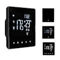 Miniatyrbild 2 av 5: Wifi Smart Termostat Temperaturregulator för Elektrisk Värme LCD-display Touchscreen Vecko Programmerbar App-kontroll Golvvärme Termostat NO-WIFI electric heating Black