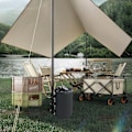 Miniatyrbild 3 av 4: Vattenbaldakinvikter Tältvikter 10 L /20l Tunga Vattenvikter För Tält Bärbara Benvikter För Pop Up-baldakin, Tält, Paviljong, Skydd 7x15.7in