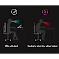 Miniatyrbillede 5 af 5: Bærbar computer stand til skrivebord, justerbar bærbar computer stand til skrivebord, ergonomisk computer stand WHITE