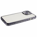 Miniatyrbilde 5 av 5: Beskyttende deksel med rhinestones til iPhone 14 - TPU - Slank telefondeksel Black