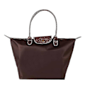 Miniatyrbild 3 av 3: Damväska Satchel New Long Champ Le Pliage HUIDA L army green