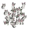 100 stk. Form Tre Dekorativ Knapp Scrapbooking Pynt