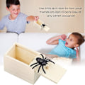 Miniatyrbilde 4 av 5: 1 stk. Edderkopp Prank Box Edderkopp I Boks Tre Prank Edderkopp Skremme Boks For Barn Voksne Fest Gjenstander Gaver