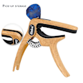 Miniatyrbilde 5 av 5: Gitar Capo for Akustisk Klassisk Elektrisk Gitar Metall Stål Tuning Clamp Gitar Tilbehør Capot
