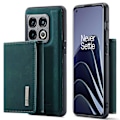 Pikkukuva 1 / 4: Dg.ming M1 -sarja Oneplus 10 Pro 5g:lle Magneettinen adsorptio 2-in-1 lompakko Pc+tpu+pu nahkainen puhelimen pudotusta kestävä kotelo jalustalla Green