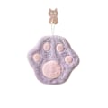 Miniatyrbillede 1 af 2: Sød kattepote håndklæde super blødt absorberende håndklæde multifunktionelt hurtigtørrende ansigtshåndklæder Light Purple