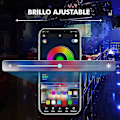 Miniatyrbilde 5 av 5: Bluetooth LED-lysstripe, 5m RGB 5050 IP65 LED-lysstripe med 28 dynamiske moduser, flerfarget lysstripe styrt av app og fjernkontroll, synkronisering