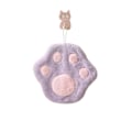 Miniatyrbillede 2 af 2: Sød kattepote håndklæde super blødt absorberende håndklæde multifunktionelt hurtigtørrende ansigtshåndklæder Light Purple