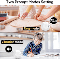 Miniatyrbillede 2 af 4: Cube Timer, Time Management Dodekaeder Timer, Timer til Børn, Køkken Timer til Madlavning, Produktivitets Pomodoro Timer White