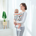 Miniatyrbilde 4 av 5: Baby Carrier Wrap Hender Fri Ergonomisk Bærbar 4 I 1 Nyfødt Bæresele Slynger Myk Ryggbærer For Spedbarn 3-36 måneder A