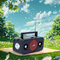 Pikkukuva 2 / 5: Aurinkokäyttöinen Bluetooth-kaiutin FM-radiolla ja taskulampulla, sopii kannettaviin autoradioihin, autoon, ulkotiloihin, kotiin, karaokeen, pöytäkäyttöön ja muihin skenaarioihin C