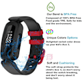 Pikkukuva 4 / 5: Treingi Bands For Fitbit Ace 3 Lasten Silikoni Vedenpitävä Rannekoru Tarvikkeet Urheilukello Ranneke Vaihto Fitbit Ace 3 Pojille Tytöille Grape