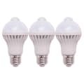 3X E27 LED-lampa med rörelsesensor, LED PIR-rörelsesensorlampa, glödlampa, 5W