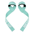 Miniatyrbilde 1 av 5: Vektstangstropper polstret håndleddsstyrketreningsstøtte markløftstropper for menn no1224 Cyan Mkas 2pcs