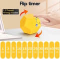 Miniatyrbild 3 av 4: Kubtimer, Tidshantering Dodekaeder Timer, Timer för Barn, Kökstimer för Matlagning, Produktivitet Pomodoro Timer Yellow