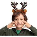 Miniatyrbilde 2 av 5: Kongque - 2 stk Lysende Hodebånd med LED, Julehodeband for Juleressurser og Festgaver (One Size Fits All)