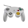 Miniatyrbild 1 av 5: Trådbunden Gamepad för Ngc Gc-spel för Gamecube-kontroller för Wii &wiiu Gamecube för Joystick Joypad Speltillbehör Gamepads White 1PCS