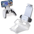 Miniatyrbilde 1 av 5: Justerbar klipsstativ for PS5-kontroller, håndholdt fri kontroller med justerbart stativ, for Playstation 5-kontroller, 180-graders spillstativ