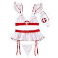 Pikkukuva 1 / 5: Seksikäs sairaanhoitajan univormu yökerhojuhliin, cosplayhin, häämatkalle ja pyjamaiksi L color