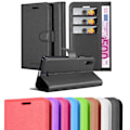 Miniatyrbillede 1 af 5: WIKO Y80 Mobiltelefon Cover Case Etui - med kortspor og standfunktion CARMINE RED
