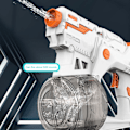Miniatyrbillede 2 af 5: Elektrisk Vandpistol, Lang Rækkevidde, Elektrisk Vandpistol, Lang Rækkevidde Elektrisk Sprøjtepistol Orange