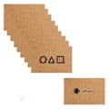 Miniatyrbillede 1 af 2: Squid Game Spil Invitation Kort 100PCS