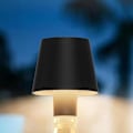 Pikkukuva 5 / 5: Langaton pullolamppu RGB/3 väriä himmennettävä Pridola langaton pullolamppu, ladattava hengittävä valotila kosketusjohdoton pöytälamppu Black RGB