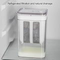 Miniatyrbillede 4 af 5: 1100ML Yoghurtsi, Ultra Fint Mesh, Klart Synligt Te Mælk Juice Hjemmelavet Valle Separator Fi