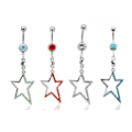 Miniatyrbillede 1 af 2: Navle Smykke Piercing MULTICOLOR AB	