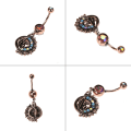 Miniatyrbillede 2 af 2: Navle-Belly Button Ring Kropspiercing