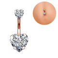 Miniatyrbillede 3 af 4: Navle Piercing til Navlen GULD