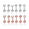 Pikkukuva 1 / 2: Tragus-korvakoru 6 kpl silver