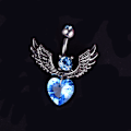 Miniatyrbillede 3 af 3: Navle-Belly Button Ring Kropspiercing