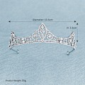 Miniatyrbillede 3 af 4: Krystal bryllupshårkrone hårtilbehør