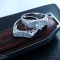 Miniatyrbillede 2 af 2: 18K Guldbelagt RING  Bryllup 17