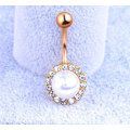 Miniatyrbillede 1 af 2: Navle-Belly Button Ring Kropspiercing