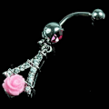 Miniatyrbillede 2 af 2: Navle-Belly Button Ring Kropspiercing