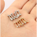 Miniatyrbillede 2 af 2: Tragus Piercing Øresmykke 6 stk. silver